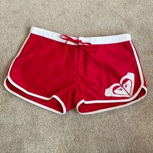 Red ROXY shorts